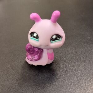 Littlest Pet Shop Purple Snail with Blue Eyes #1528